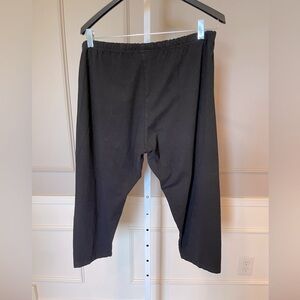Bryn Walker Basic Legging 1X black pants bamboo organic cotton made in USA EUC